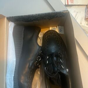 Tuk anatactic Men's Black Leather Shoes 12